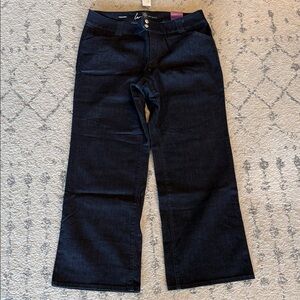 Lane Bryant Dark Blue Trouser Jeans
